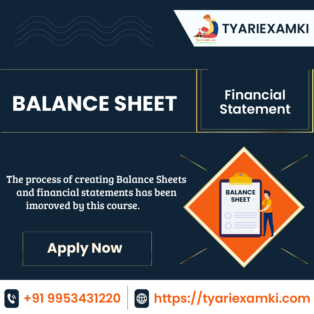 Balance Sheet Finalization Course Online